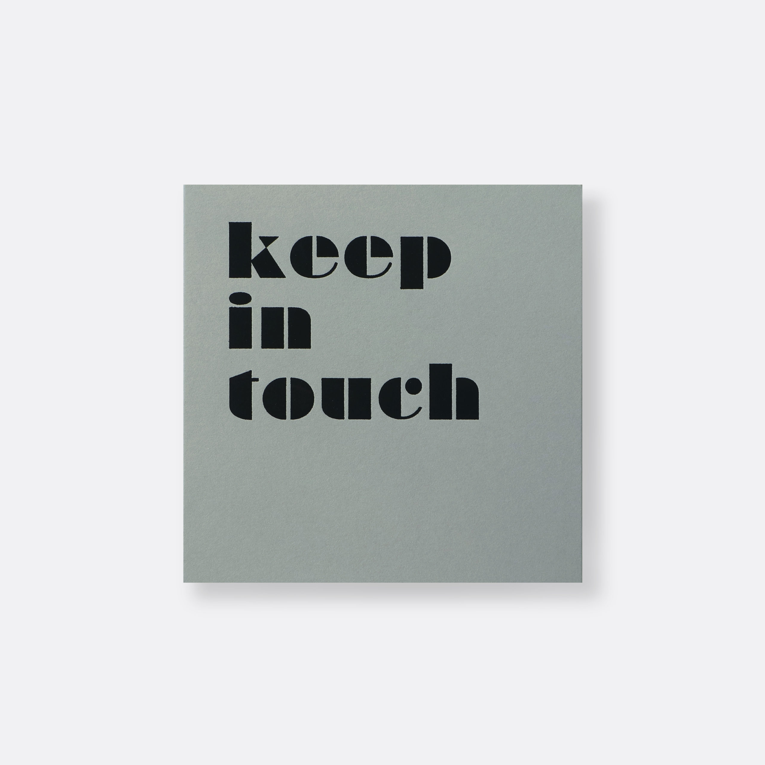 MESSAGE CARD 04 rg keep in touch