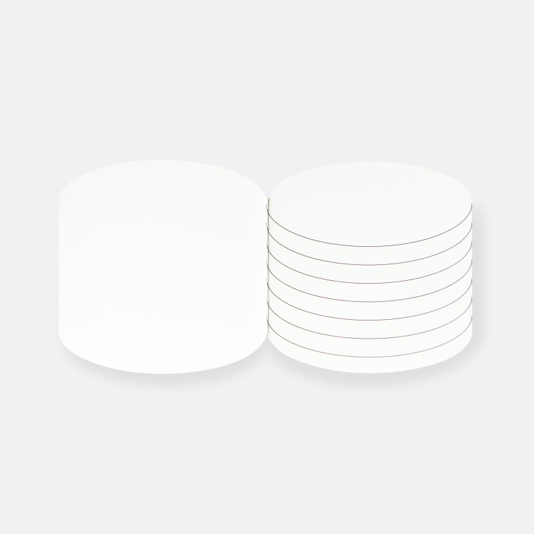 OVAL CARD in bk
