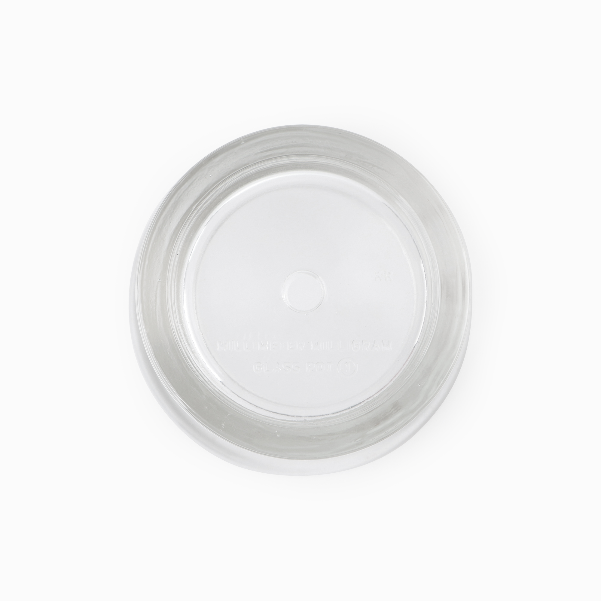 GLASS POT CLEAR 01 B GLASS POT CLEAR 01 B