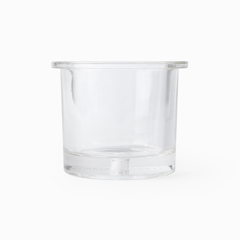 GLASS POT CLEAR 01 S