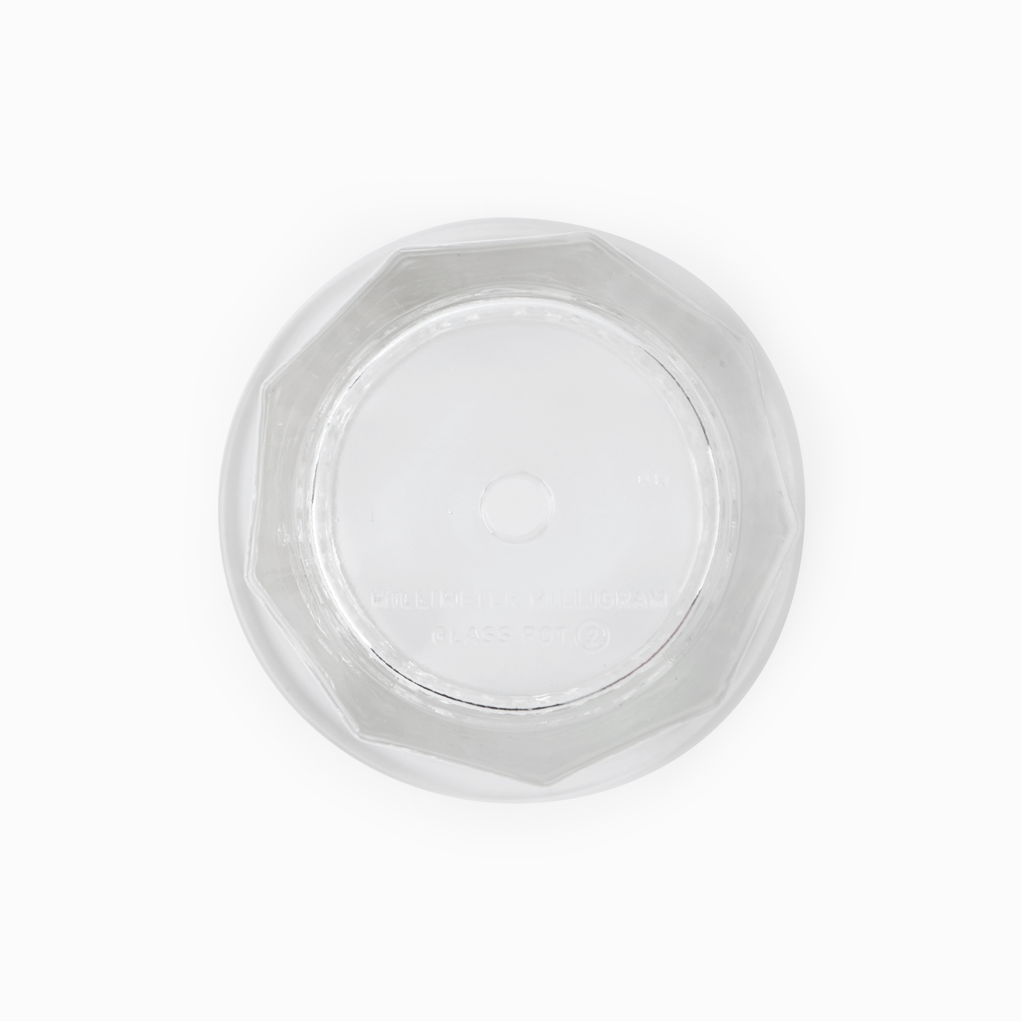 GLASS POT CLEAR 02 B GLASS POT CLEAR 02 B