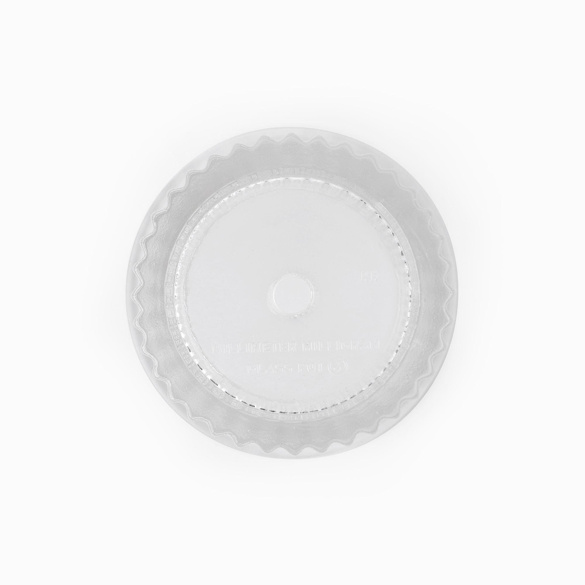 GLASS POT CLEAR 04 B