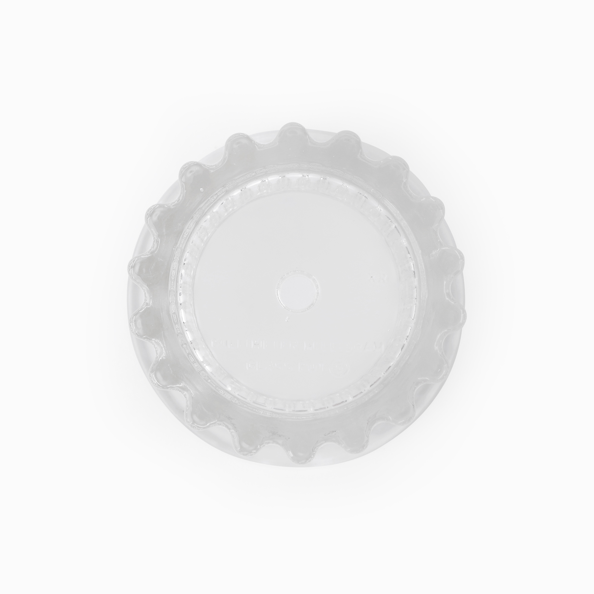 GLASS POT CLEAR 05 B GLASS POT CLEAR 05 B