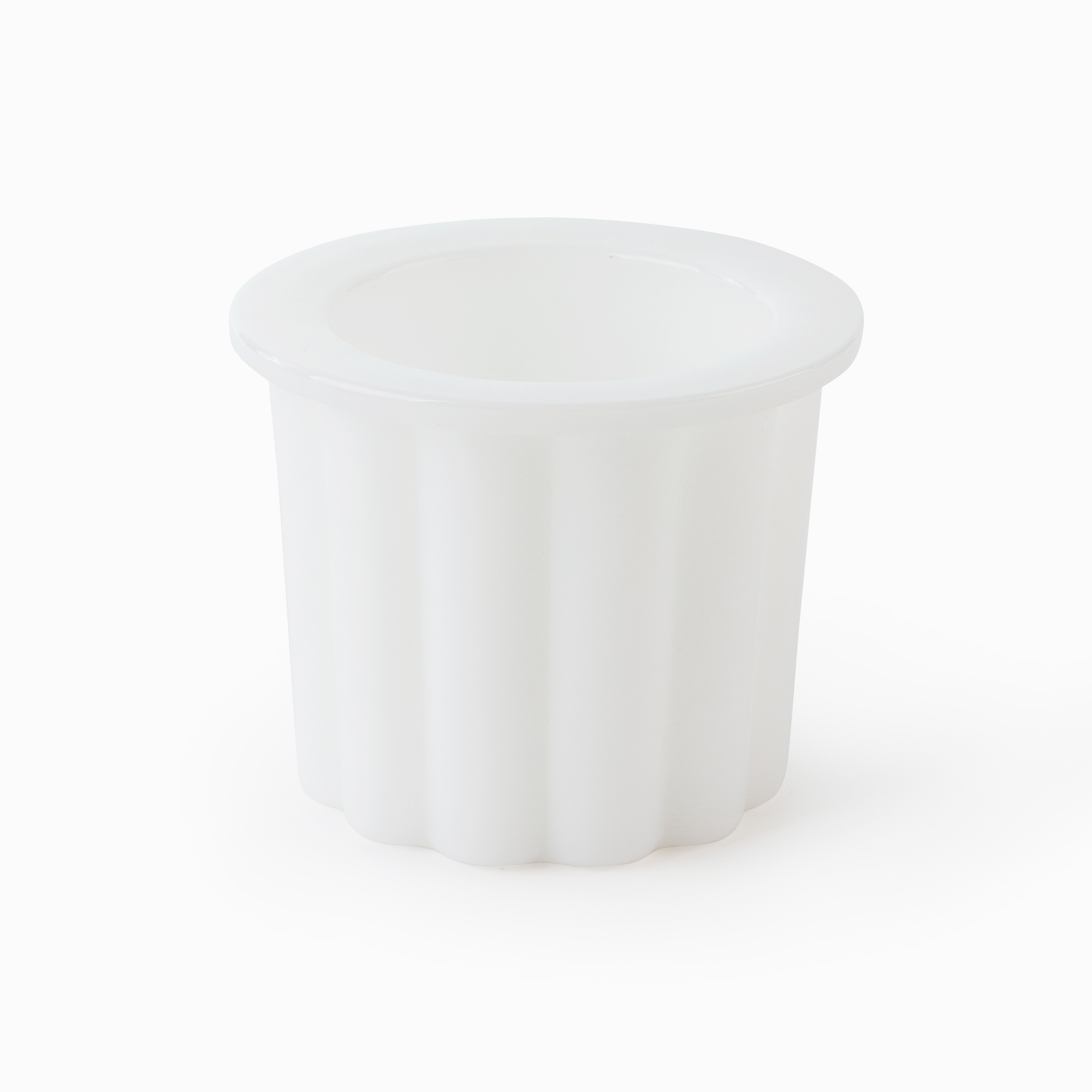 GLASS POT MILK 03 F