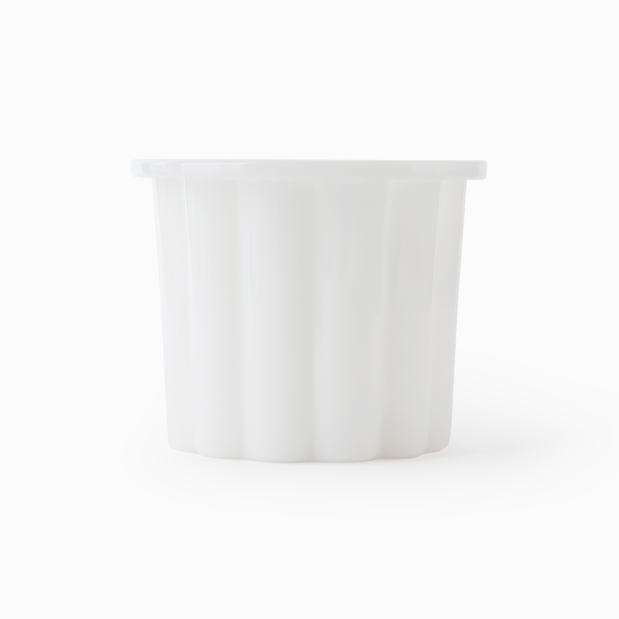 GLASS POT MILK 03 S