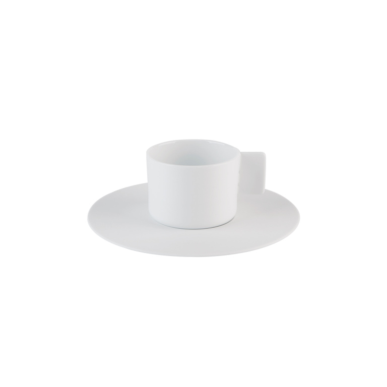 S&B CoffeeCup&Saucer WH F