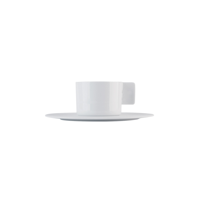 S&B CoffeeCup&Saucer WH S