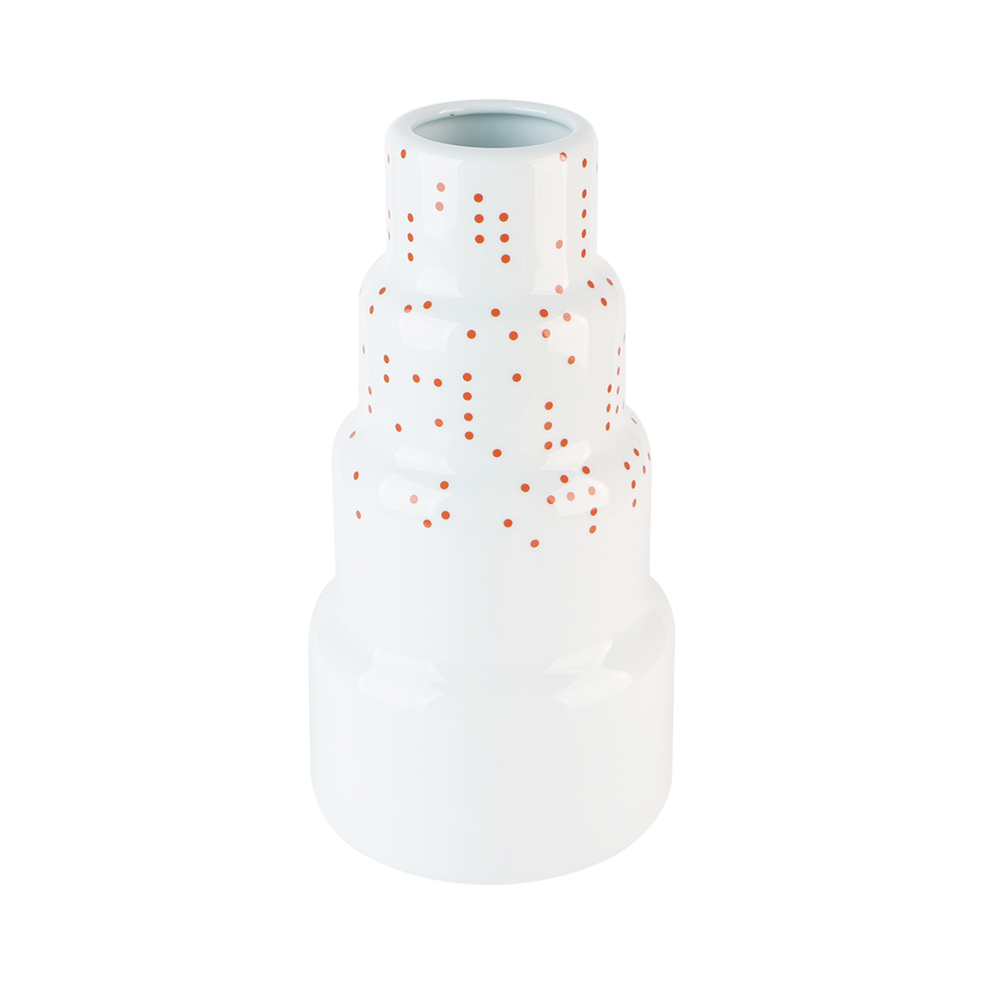 S&B Vase High RD-Dots F