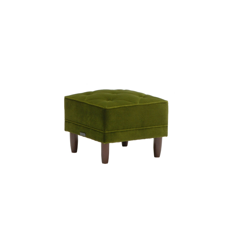 karimoku60_OTTOMAN_MOQUETTE GREEN_ X36206QD
