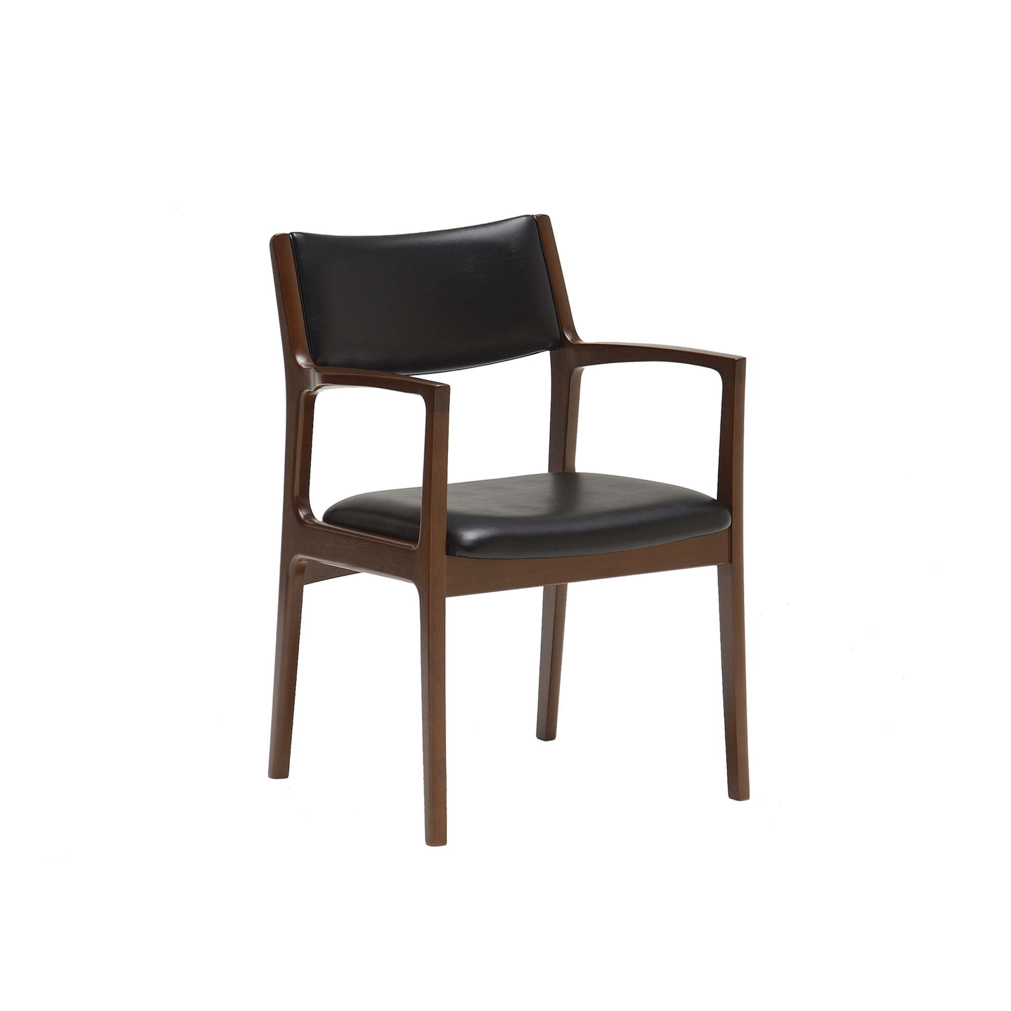 karimoku60_diningchair_arm_standardblack_C36100BW