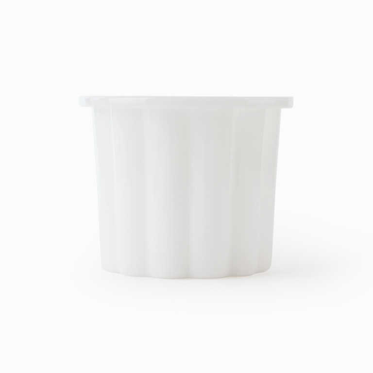 GLASS POT MILK 03 S