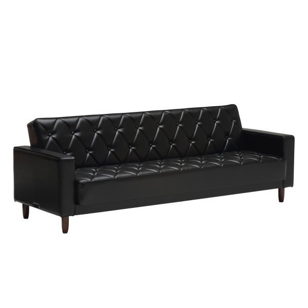 karimoku60_sleepingsofa_STANDARD BLACK_Y36213BD
