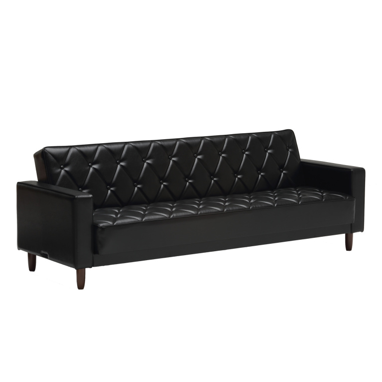 karimoku60_sleepingsofa_STANDARD BLACK_Y36213BD