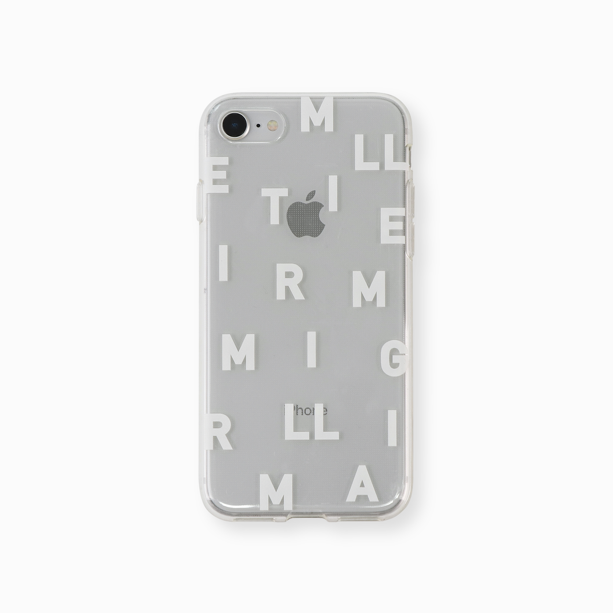 iPHONE CASE clear white 7:8