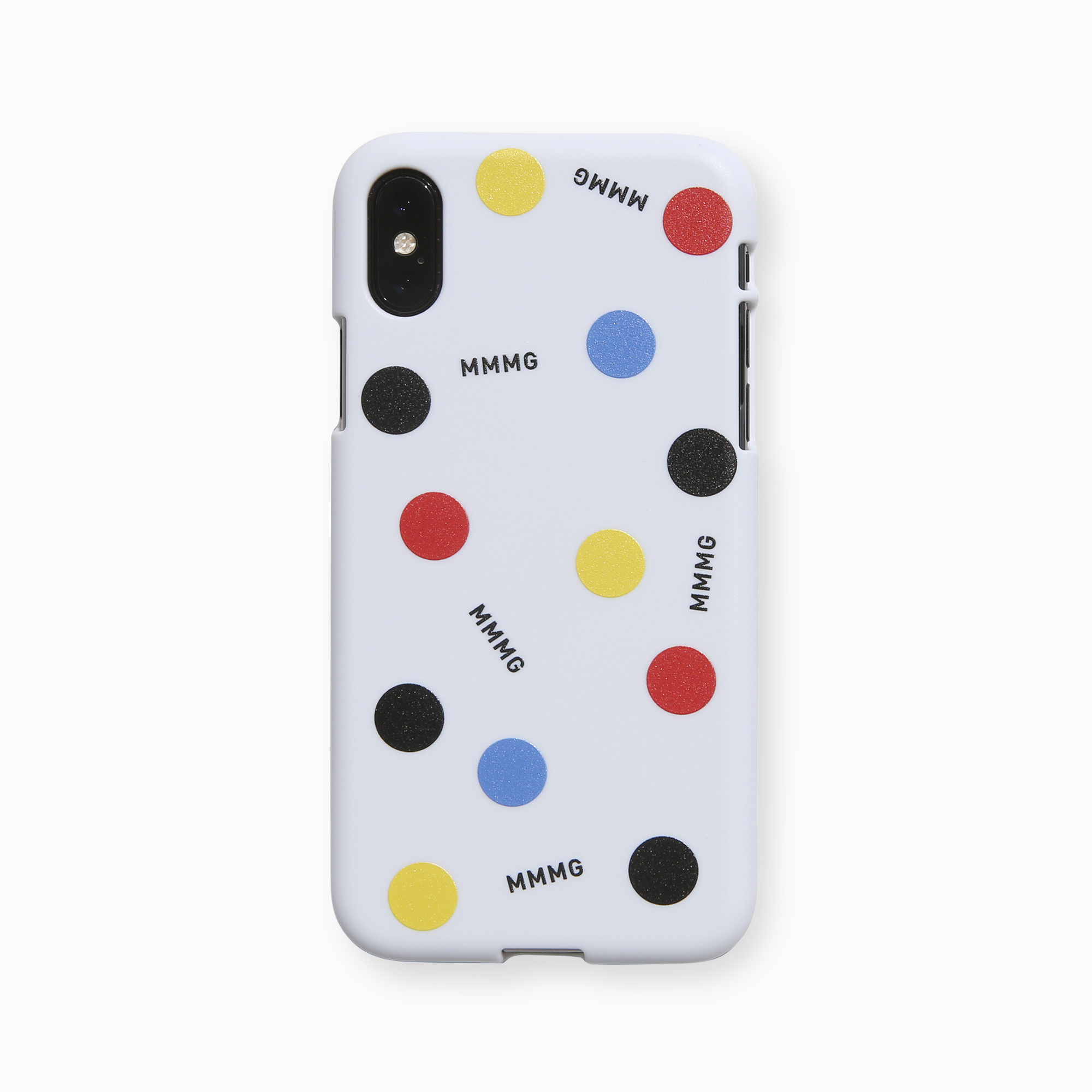 iPHONE CASE white mini dot x:xs