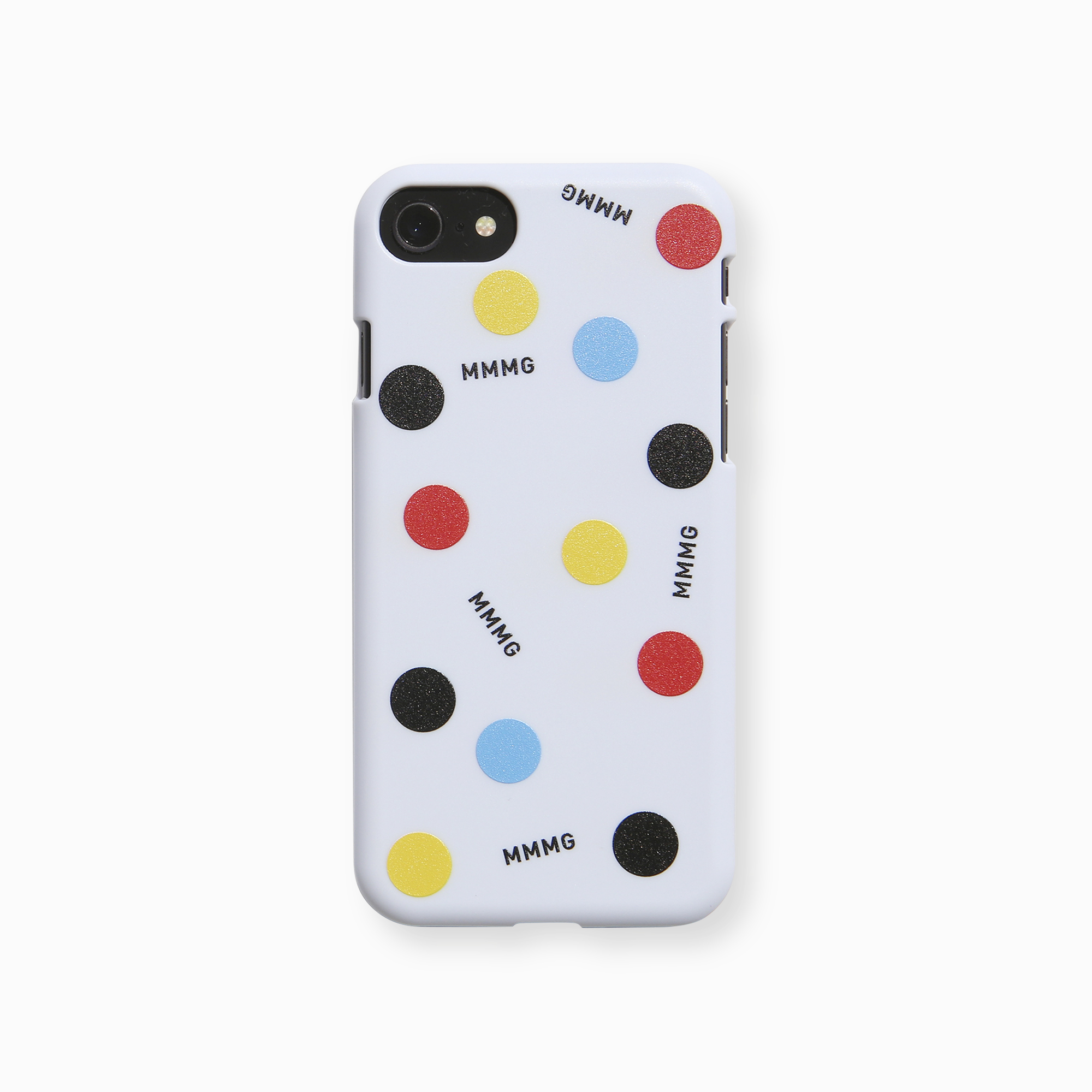 iPHONE CASE whtie mini dot 7:8
