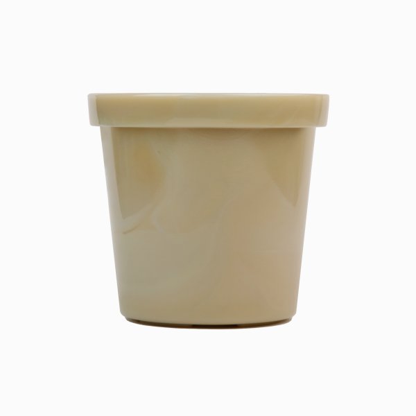 GLASS POT BEIGE 6_S GLASS POT BEIGE 6_S
