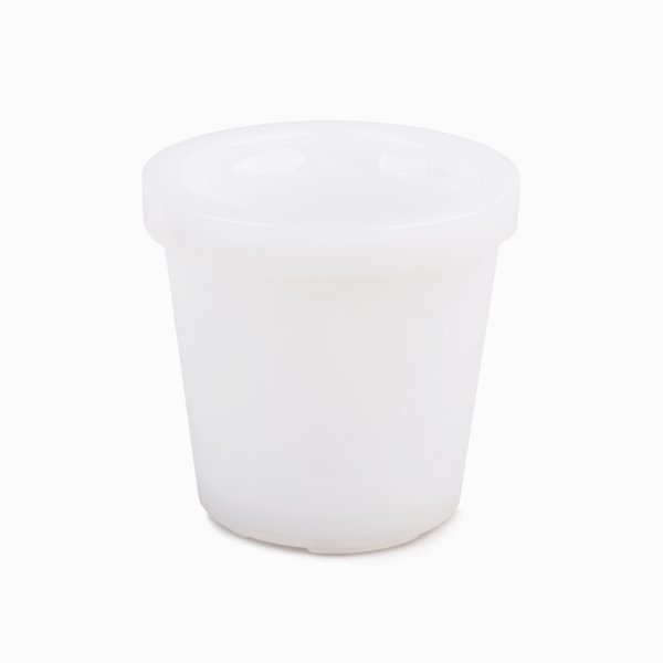 GLASS POT WHITE 6_F GLASS POT WHITE 6_F