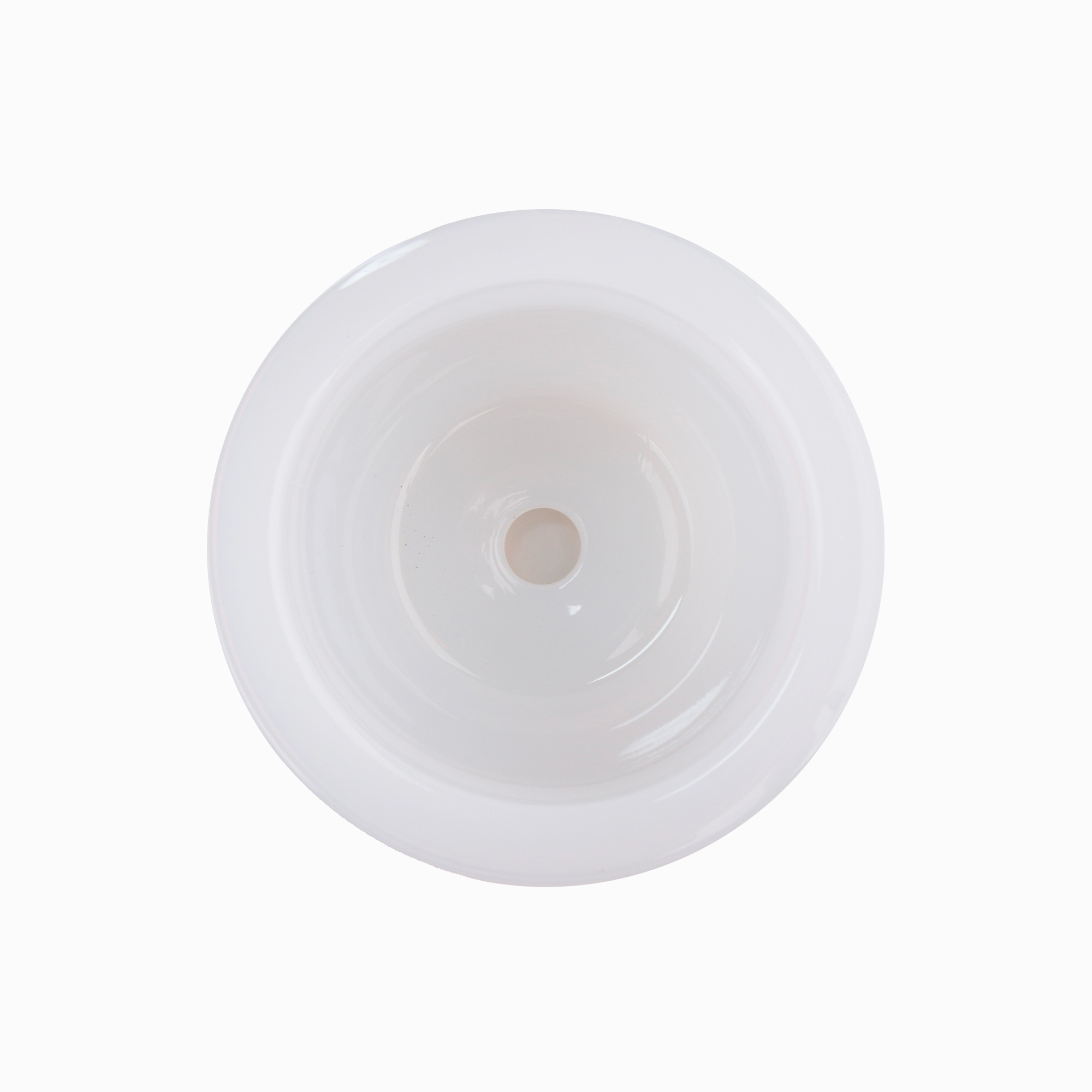 GLASS POT WHITE 6_T GLASS POT WHITE 6_T