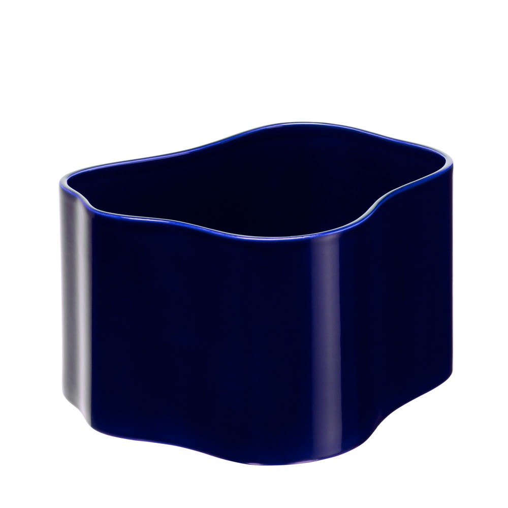 1958474_Plant pot shape B, size M, Blue gloss_F_preview 1958474_Plant pot shape B, size M, Blue gloss_F_preview