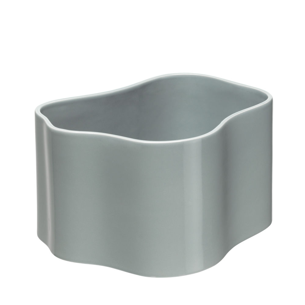 1958476_Plant pot shape B, size M, Light grey gloss_F_preview 1958476_Plant pot shape B, size M, Light grey gloss_F_preview
