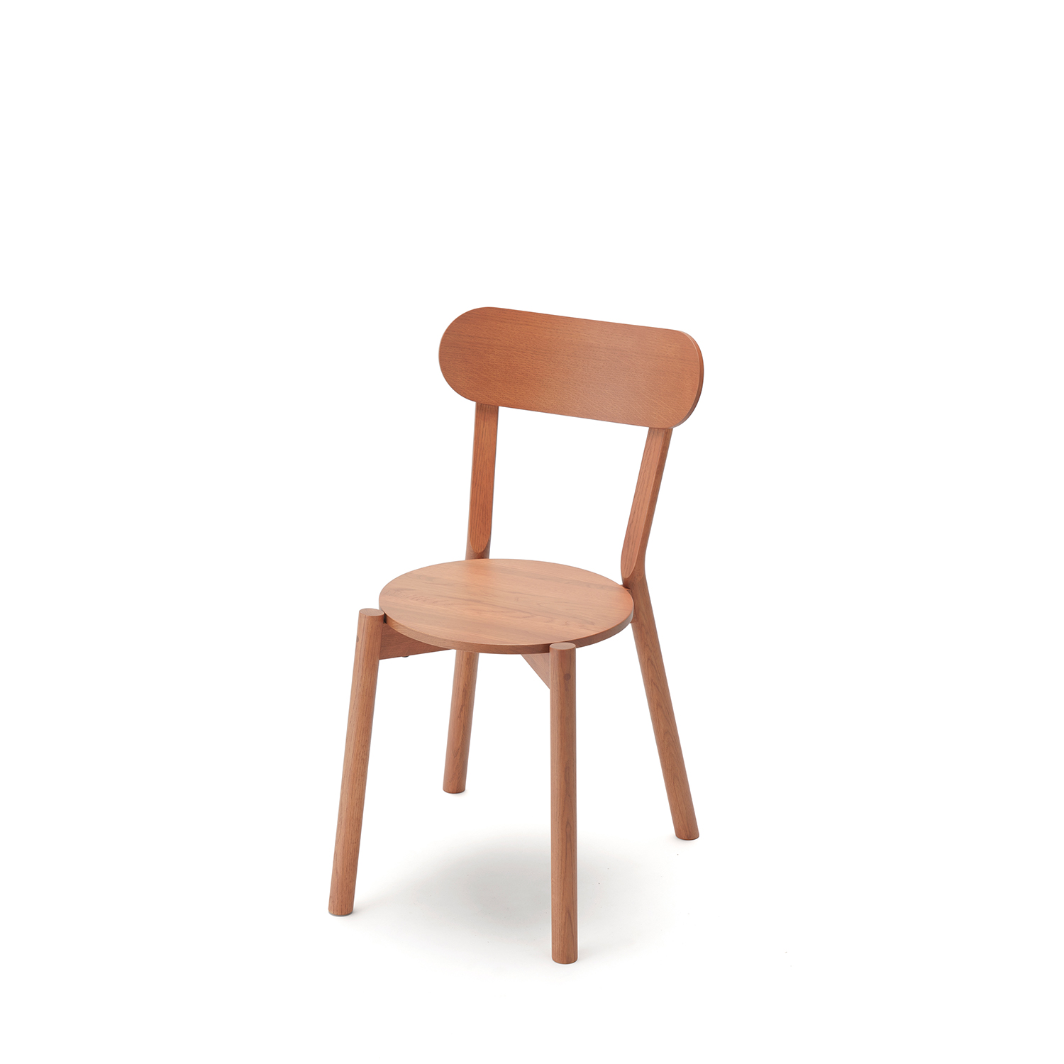 castor chair terracotta