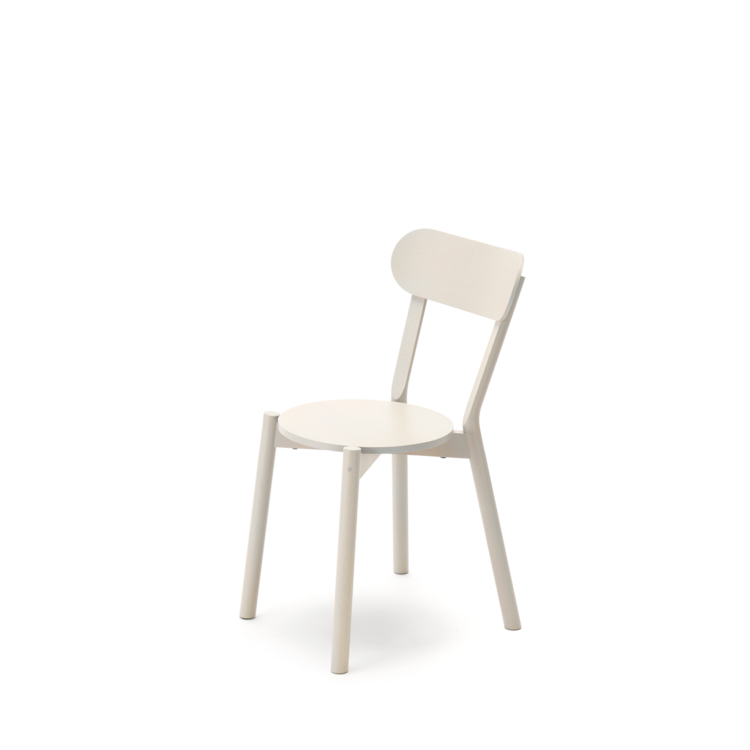 castor chair white side castor chair white side