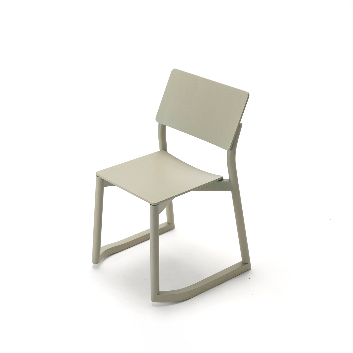 panorama chair with runners gray green side panorama chair with runners gray green side