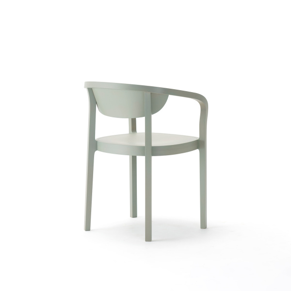 chesa chair gray green side 2