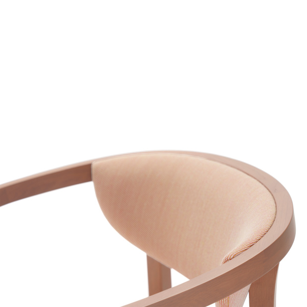 chesa chair pad terracotta 5