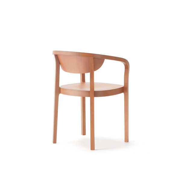 chesa chair terracotta side 2