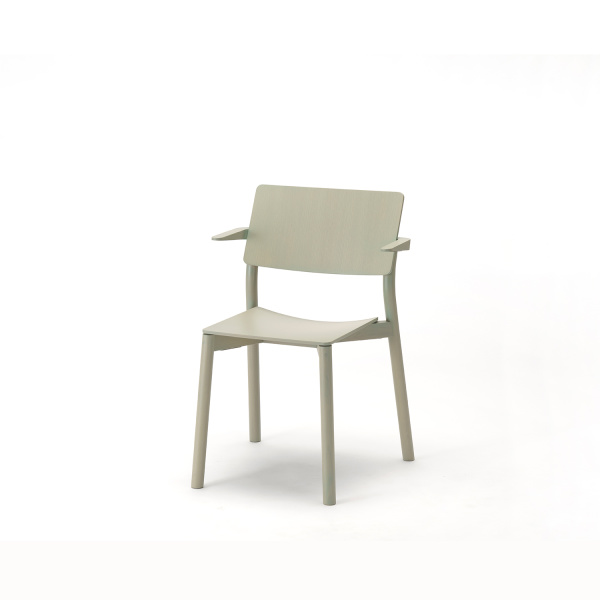 panorama armchair gray green