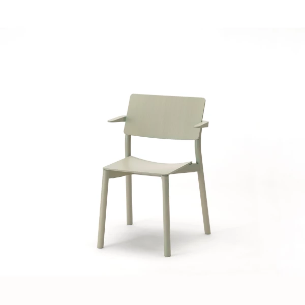 panorama armchair gray green
