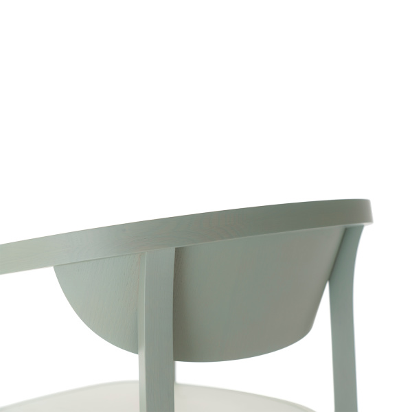 chesa chair gray green side 3
