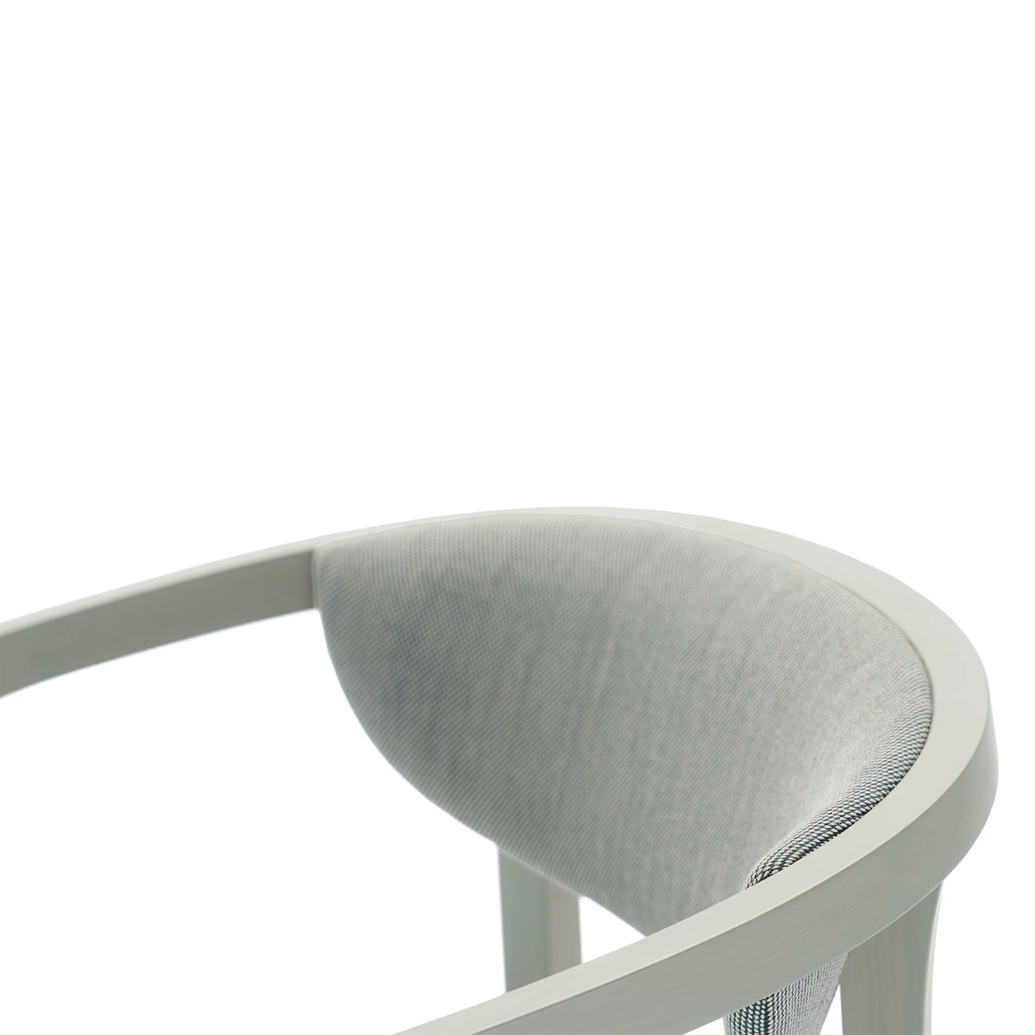 chesa chair pad gray green 5